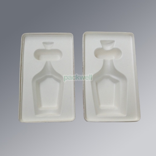 biodegradable molded pulp wine shippers